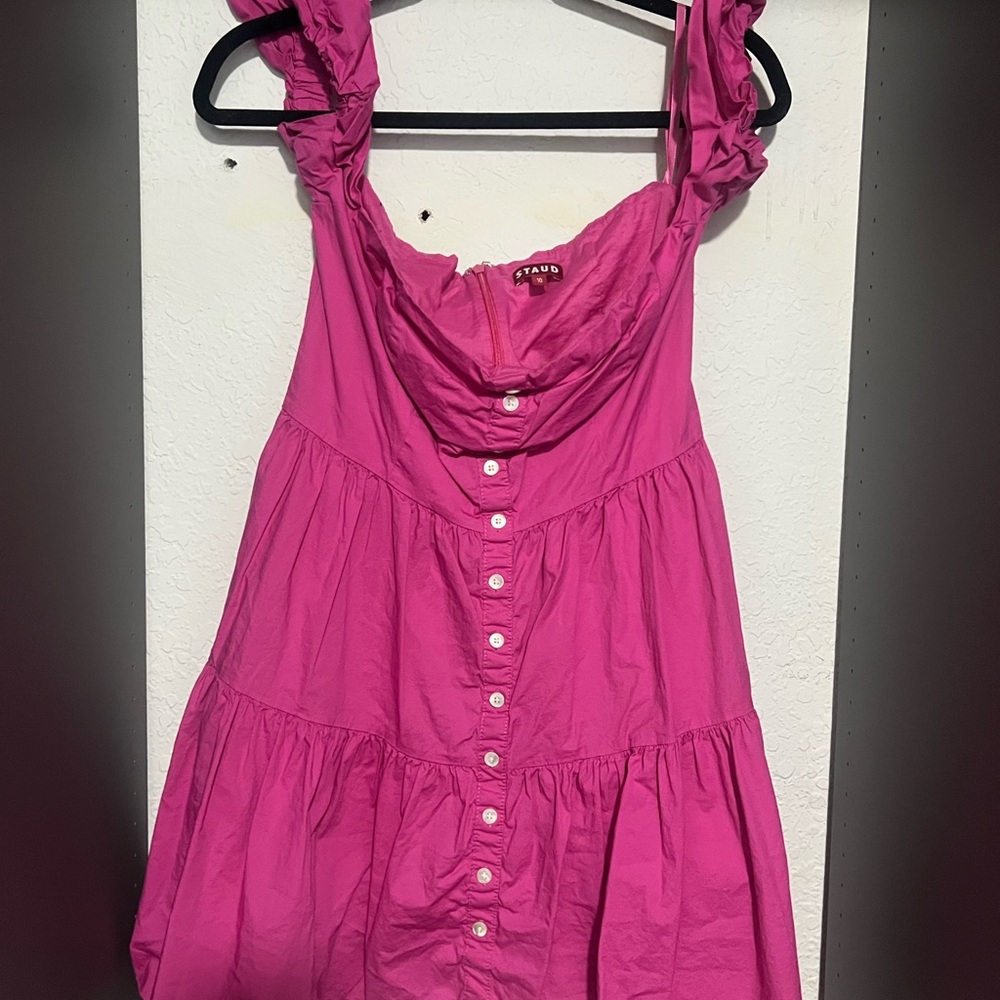 Tramp Pink Ruffled Women's Top